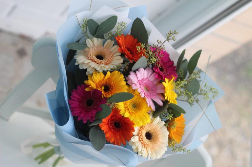 Букет цветов из: Герберы в Путилково