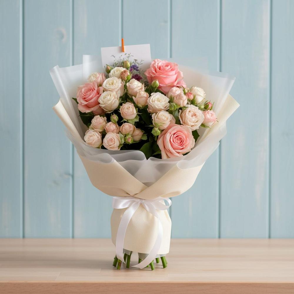 Букет цветов из: Розы в Путилково