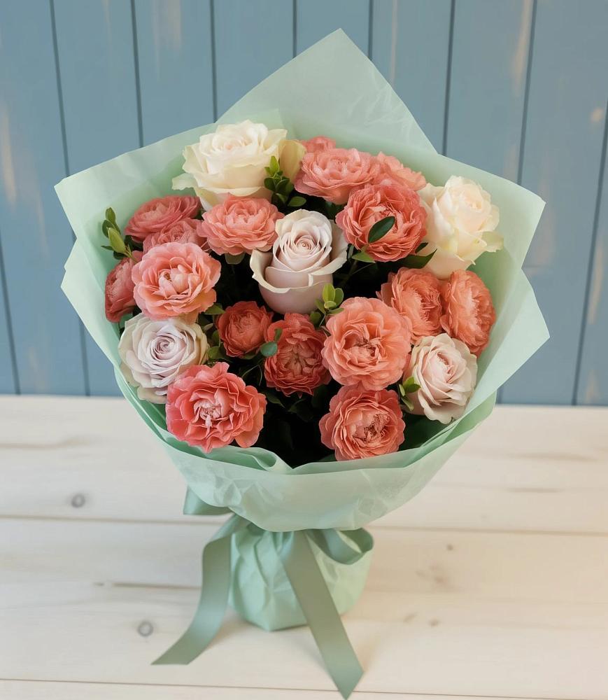 Букет цветов из: Розы в Путилково