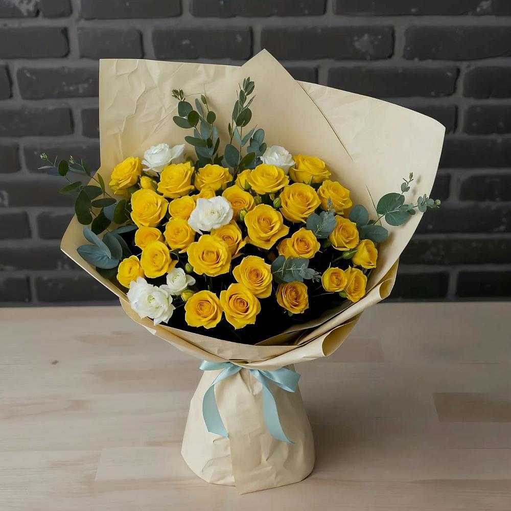 Букет цветов из: Розы в Путилково