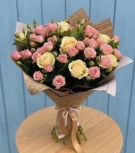 Букет цветов из:  Розы в Путилково