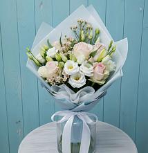 Букет цветов из:  Розы и Лизиантусы #REPLACE_PRED# Путилково