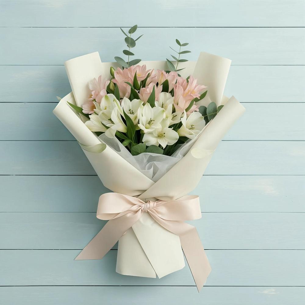 Букет цветов из: Альстромерии в Путилково