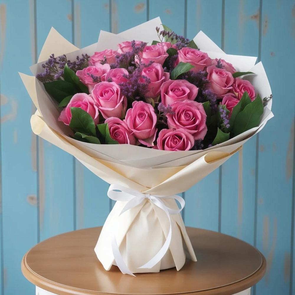 Букет цветов из: Розы в Путилково